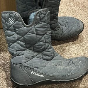 Columbia Gray Boots Omni Grip